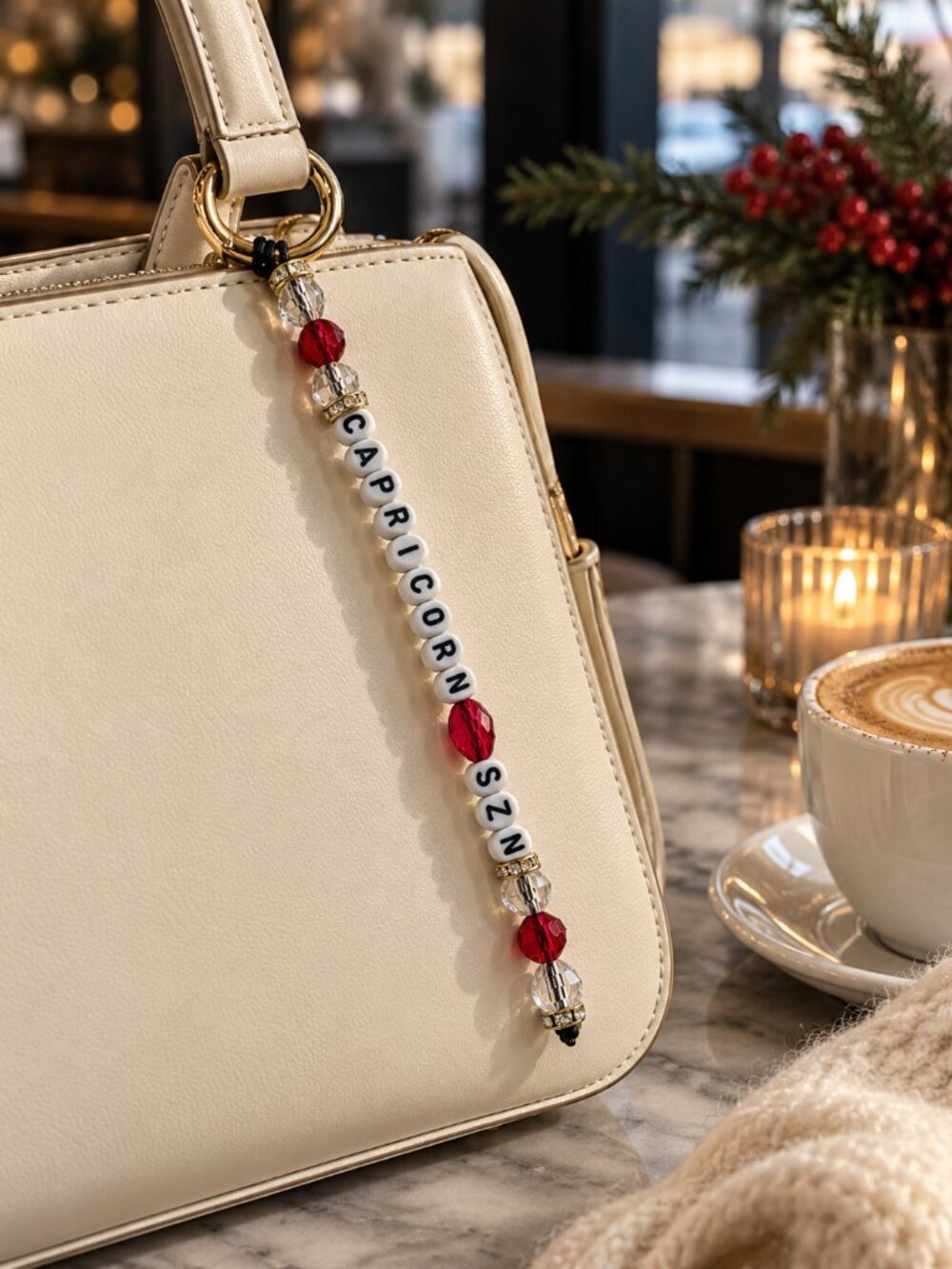 Capricorn Zodiac Mini Bag Charm
